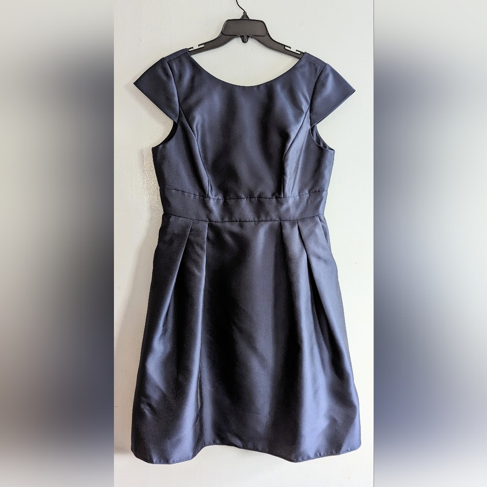 Alfred Sung Cap Sleeve Midi Cocktail Dress